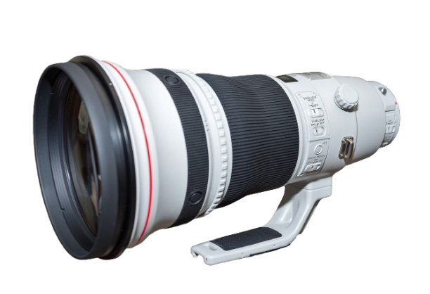 Canon EF 400 mm f/2.8L IS II USM by John Torcasio, CC BY‑SA 4.0 (via Wikimedia Commons)